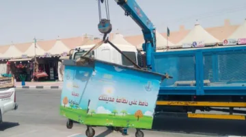 النعيرية تتخلص من 8600 متر مكعب من النفايات والركام