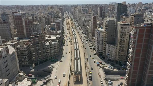 النقل تنشر أحدث تصوير جوي لمشروع المرحلة الأولى من مترو الإسكندرية