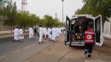 الهلال الأحمر السعودي: تكثيف جهود فرق الإسعاف لتقديم الخدمات لضيوف الرحمن