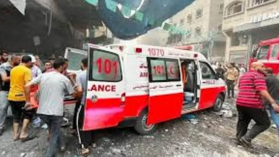 الهلال الأحمر الفلسطيني: نواصل العمل ليل نهار لإنقاذ ضحايا العدوان الإسرائيلي على شمال غزة الهلال الأحمر الفلسطيني: نواصل العمل ليل نهار لإنقاذ ضحايا العدوان الإسرائيلي على شمال غزة