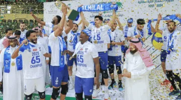 الهلال ينال لقب بطل الدوري الممتاز للكرة الطائرة