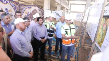 “الوزير” يقوم بجولة في الخط الثاني للقطار الكهربائي السريع ومنطقة وادي سريرية الصناعية في المنيا