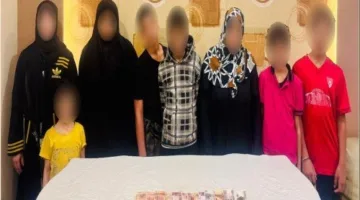 امرأة منتقبة تستأجر خمسة أطفال لاستغلالهم في التسول بمدينة الشروق (تفاصيل)