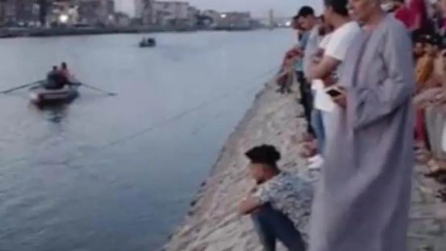 انتشال جثة شاب من ترعة الخندق بإيتاي البارود