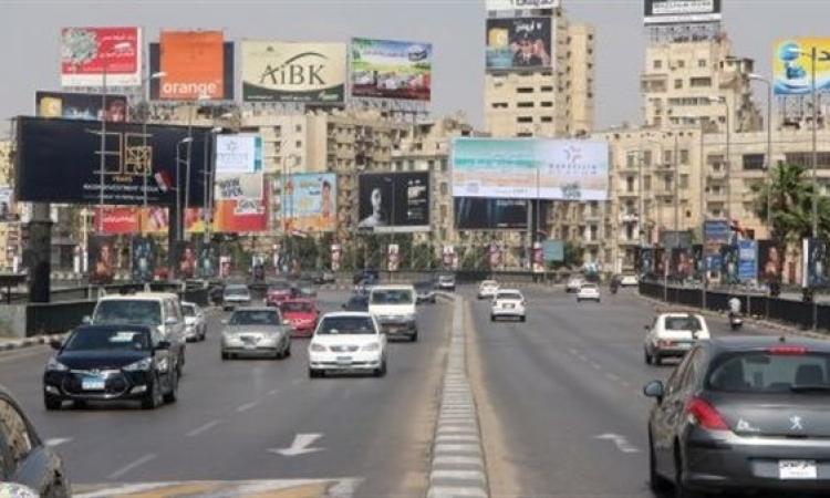 انتظام الحركة بمعظم محاور القاهرة..وكثافات بشارعى القصر العينى والكورنيش