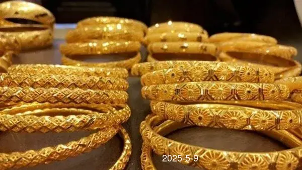 انخفاض حاد فى أسعار الذهب اليوم الجمعة 9-5-2025