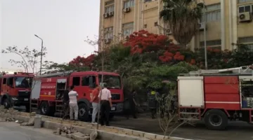 اندلاع حريق في كلية العلوم بجامعة الأزهر