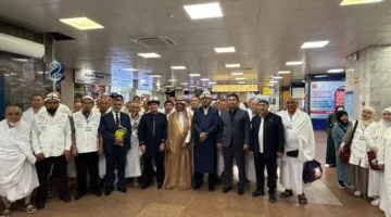 انطلاق أول مجموعة من حجاج جمهورية قرغيزستان إلى الأماكن المقدسة