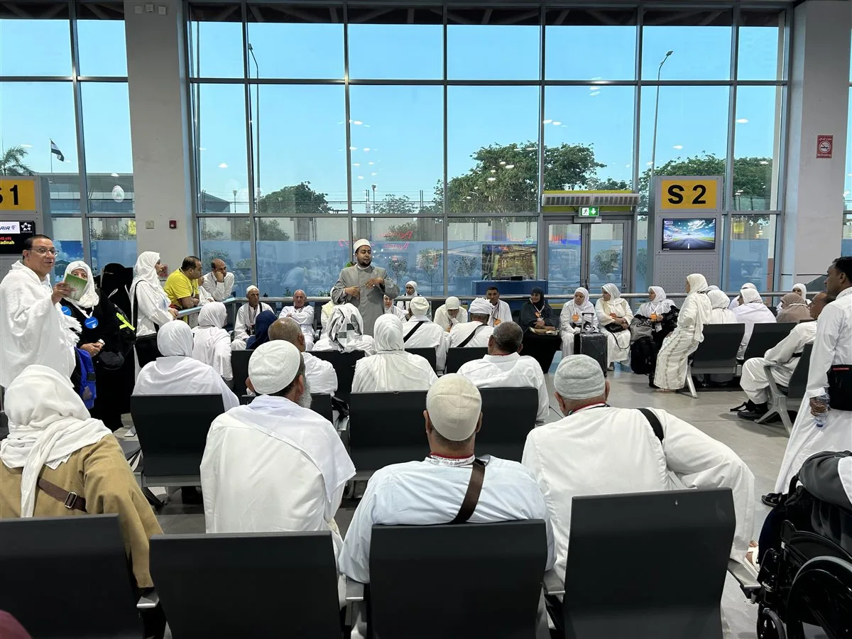 انطلاق مميز لحجاج السياحة المصرية من القاهرة إلى المدينة المنورة (صور) انطلاق مميز لحجاج السياحة المصرية من القاهرة إلى المدينة المنورة (صور)
