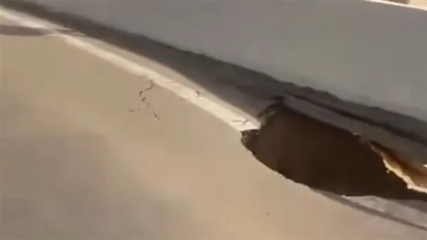 انهيار جزئي في محور كوبري بديل خزان أسوان.. ومصدر: جارية أعمال الإصلاح