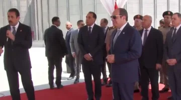 الرئيس السيسي يزور منطقة الصوامع في المنطقة الصناعية لمستقبل مصر