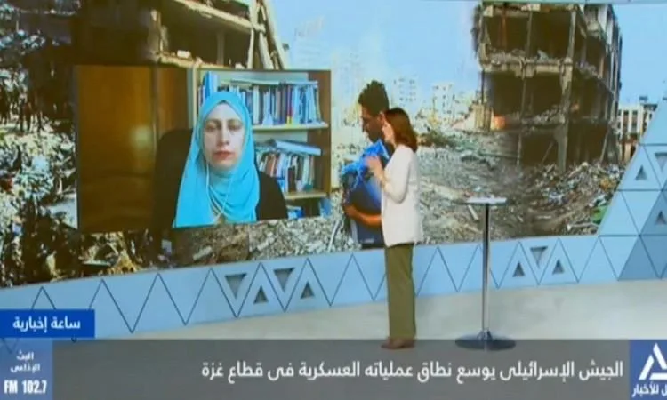 باحثة سياسية: إسرائيل تهدف إلى تحويل المساعدات في غزة إلى طابع عسكري باحثة سياسية: إسرائيل تهدف إلى تحويل المساعدات في غزة إلى طابع عسكري