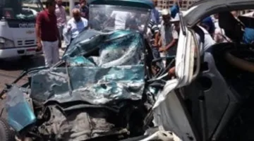 بالأسماء.. وفاة وإصابة خمسة أشخاص جراء حادث تصادم على طريق مرسى علم – أسوان