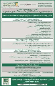بالتعاون مع البنك الأهلي: “تعاونيات البناء” تطلق مزاداً لبيع محلات تجارية ووحدات سكنية وإدارية. بالتعاون مع البنك الأهلي: “تعاونيات البناء” تطلق مزاداً لبيع محلات تجارية ووحدات سكنية وإدارية.