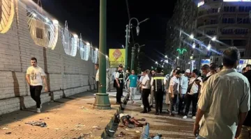 انفجار هائل ووقوع ضحية.. ما الذي يجري أمام نادي الشرطة في المنيا؟