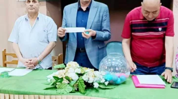 بالصور.. سحب قرعة دوري مراكز الشباب في محافظة الغربية