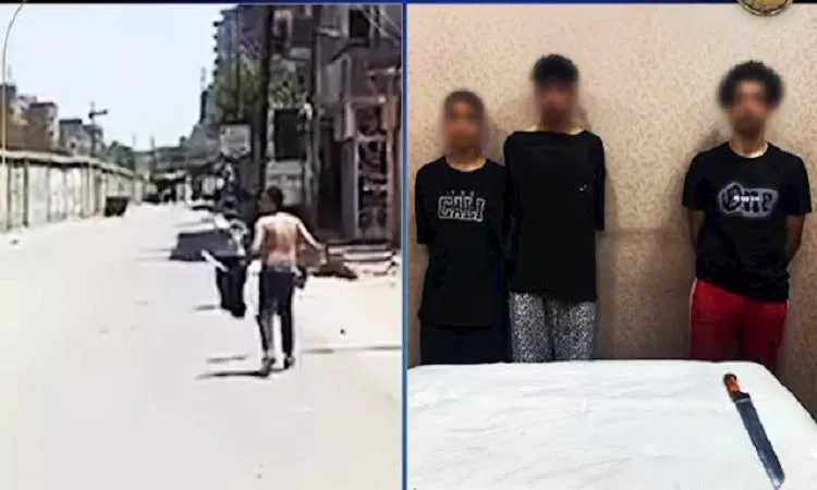 بالفيديو.. اعتقال 3 أفراد في القليوبية بسبب شجار باستخدام أسلحة بيضاء. بالفيديو.. اعتقال 3 أفراد في القليوبية بسبب شجار باستخدام أسلحة بيضاء.