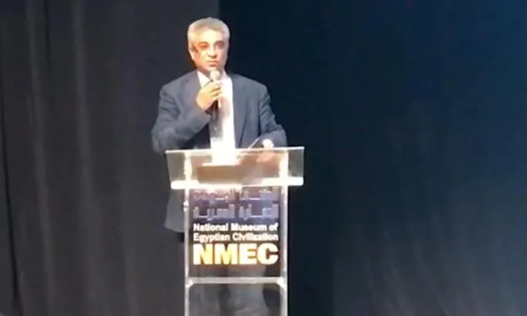 بالفيديو.. د. مؤمن عثمان: المتاحف المصرية مطالبة بمواجهة تحديات التحولات المناخية. بالفيديو.. د. مؤمن عثمان: المتاحف المصرية مطالبة بمواجهة تحديات التحولات المناخية.