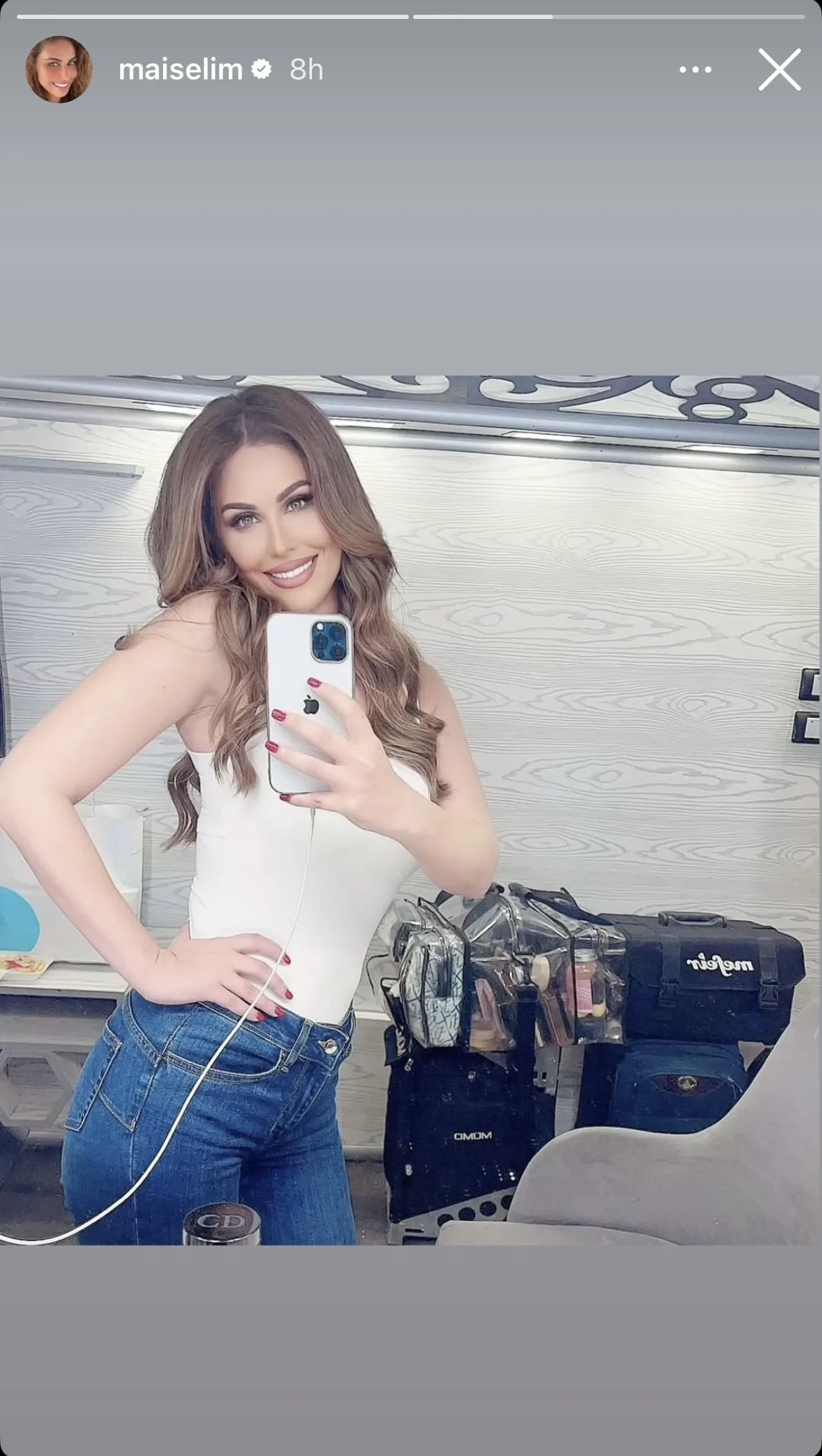 بالكاجوال ..مي سليم تخطف الأنظار بـ إطلاله ناعمه
