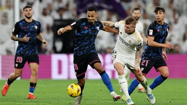 بث حي: متابعة لحظية للشوط الثاني من مباراة ريال مدريد وإشبيلية الآن