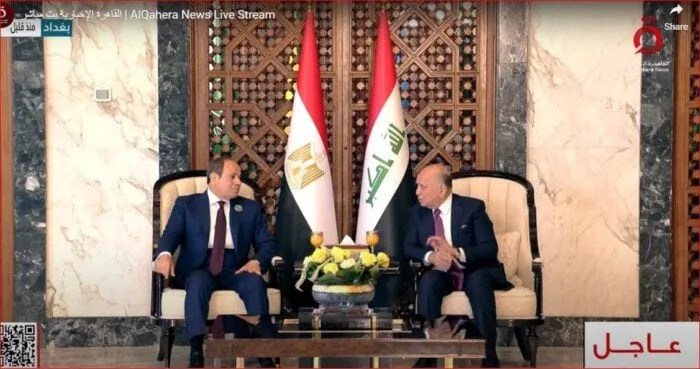 بث مباشر: الرئيس السيسي يشارك في القمة العربية الرابعة والثلاثين في بغداد بث مباشر: الرئيس السيسي يشارك في القمة العربية الرابعة والثلاثين في بغداد