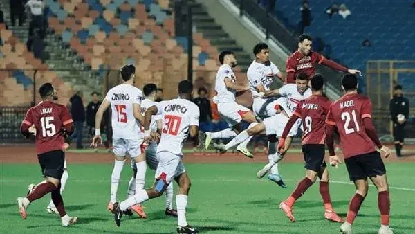 بث مباشر شاهد الشوط الثاني لمباراة الزمالك وسيرامكا كليوباترا