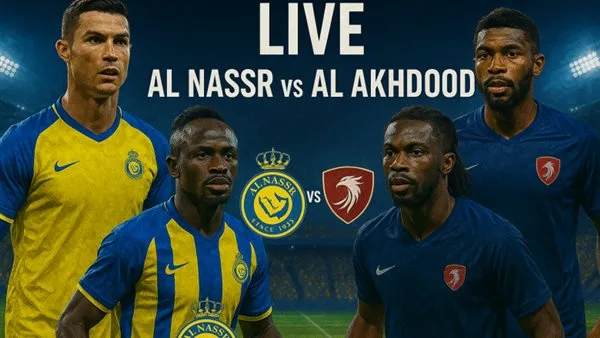 بث مباشر لمباراة النصر اليوم.. متابعة مباراة النصر والأخدود في الدوري السعودي