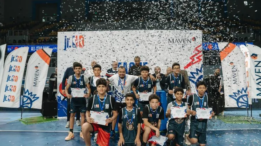 بحضور بلال كوليبالي.. ناجتس وواريورز أبطال دوري NBA jr مصر في نسخته الثانية