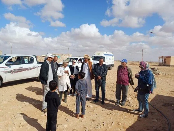 «بحوث الصحراء» يواصل دعم مزارعي ومربي مطروح بقوافل بيطرية مجانية