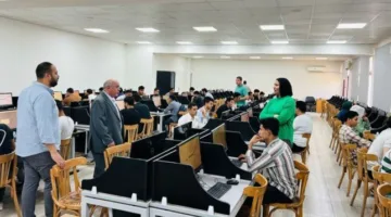 بدء امتحانات الاختبارات العلمية بجامعة الدلتا التكنولوجية في المنوفية