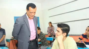 بدء امتحانات الفصل الثاني للصفوف الانتقالية بالمرحلة الثانوية في سوهاج مع تنظيم كامل ومتابعة مستمرة.