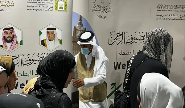 بدء وصول حجاج بيت الله عبر منفذ البطحاء بدء وصول حجاج بيت الله عبر منفذ البطحاء