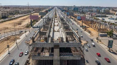 غلق شارع 26 يوليو بسبب أعمال مشروع المونوريل