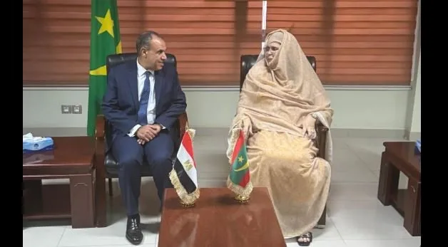 بدر عبد العاطي يلقى محادثات مع وزيرة السياحة الموريتانية حول تعزيز التبادل التجاري بين البلدين بدر عبد العاطي يلقى محادثات مع وزيرة السياحة الموريتانية حول تعزيز التبادل التجاري بين البلدين