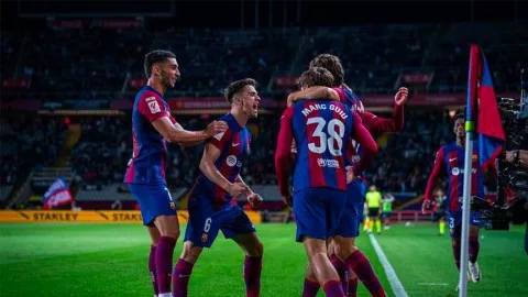 برشلونة يختتم مسيرته في الدوري بانتصار على أتلتيك بلباو برشلونة يختتم مسيرته في الدوري بانتصار على أتلتيك بلباو