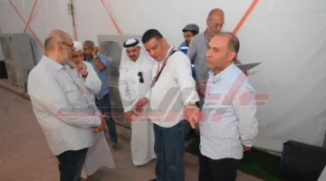 بعثة حج الجمعيات الأهلية تقوم بزيارة ميدانية لمواقع إقامة الحجاج في عرفات ومنى