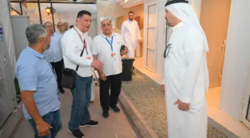 بعثة “حج الجمعيات” تقوم بجولة ميدانية لتفقد مخيمات الحجاج في عرفات ومنى