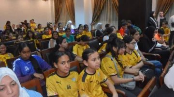 بعد ترقية الفريق لدوري المحترفين.. محافظ الغربية يشارك في حفل تكريم فريق كرة اليد بنادي طنطا