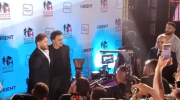 بعد شراكته مع تامر حسني، كزبرة يحضر العرض الأول لفيلم “ريستارت”