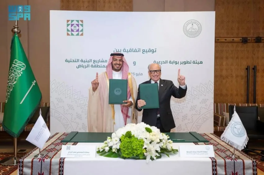 بوابة الدرعية والبنية التحتية تتعاونان لتحسين المظهر الحضري. بوابة الدرعية والبنية التحتية تتعاونان لتحسين المظهر الحضري.
