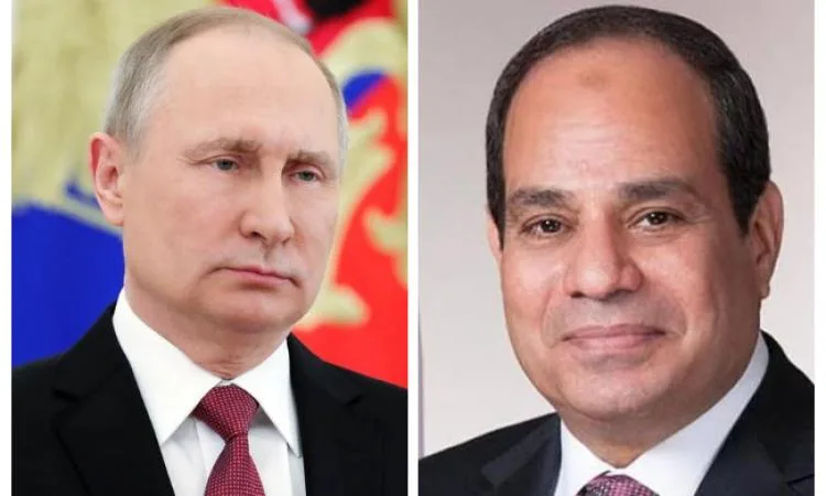 الرئيس بوتين يستقبل الرئيس السيسي على هامش حفل عشاء بالكرملين
