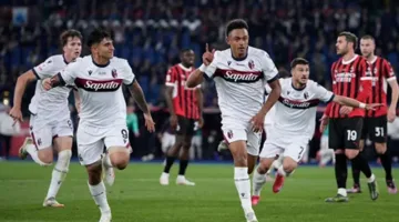 بولونيا يتغلب على ميلان ويحقق كأس إيطاليا للمرة الثالثة في تاريخه