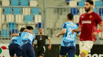 بيراميدز يتفوق على سيراميكا كليوباترا بهدفين دون رد في الشوط الأول.