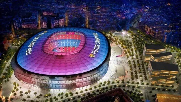 تاريخ المباراة الافتتاحية لبرشلونة في «كامب نو» بعد التحديثات. تاريخ المباراة الافتتاحية لبرشلونة في «كامب نو» بعد التحديثات.