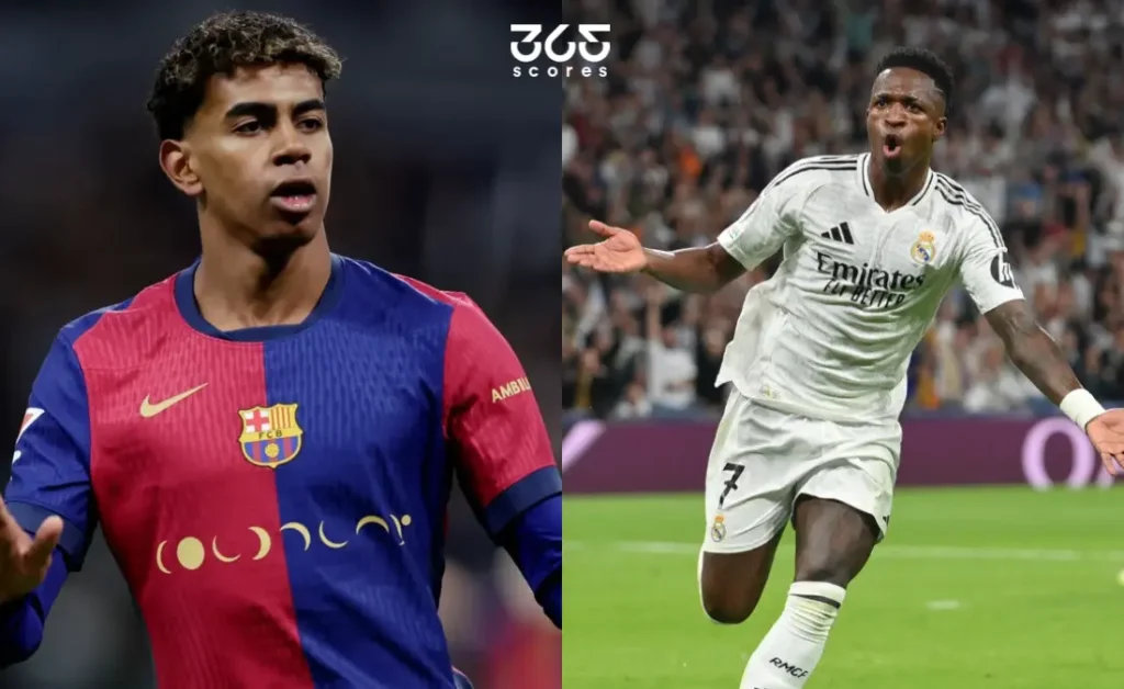 لامين يامال - فينيسيوس جونيور - نادي برشلونة - ريال مدريد - (المصدر: Getty images)