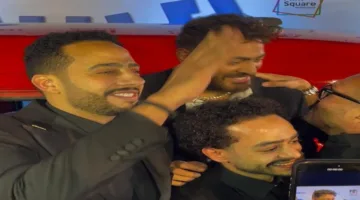 تامر حسني ونجوم “ريستارت” يحضرون العرض الخاص لفيلم “تمناية”