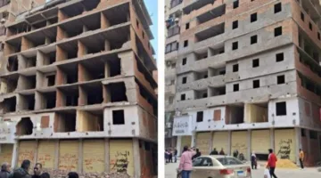 التنمية المحلية: هدم مبنى مكون من 7 طوابق في عين شمس وإحالة عدد من المسؤولين في الحي إلى النيابة الإدارية