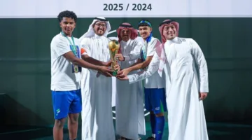 تتويج فريق الفتح بلقب الدوري السعودي الممتاز لفئة أقل من 15 عامًا لموسم 2024-2025