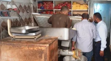 تحرير 19 محضر ضبط وإتلاف كميات من اللحوم والدواجن غير الصالحة في أسوان