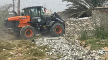 تدمير ١٢ حالة بناء غير قانوني على الأراضي الزراعية في الإسماعيلية